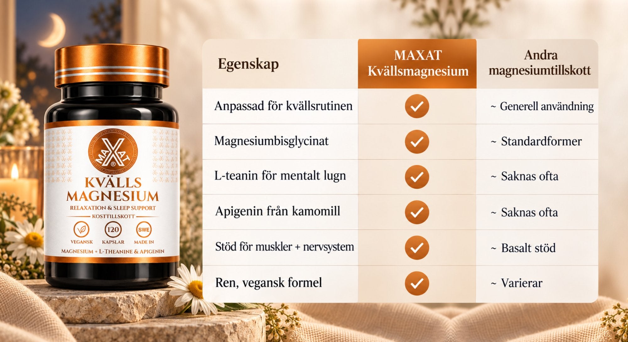 Varför välja MAXAT jämförelse