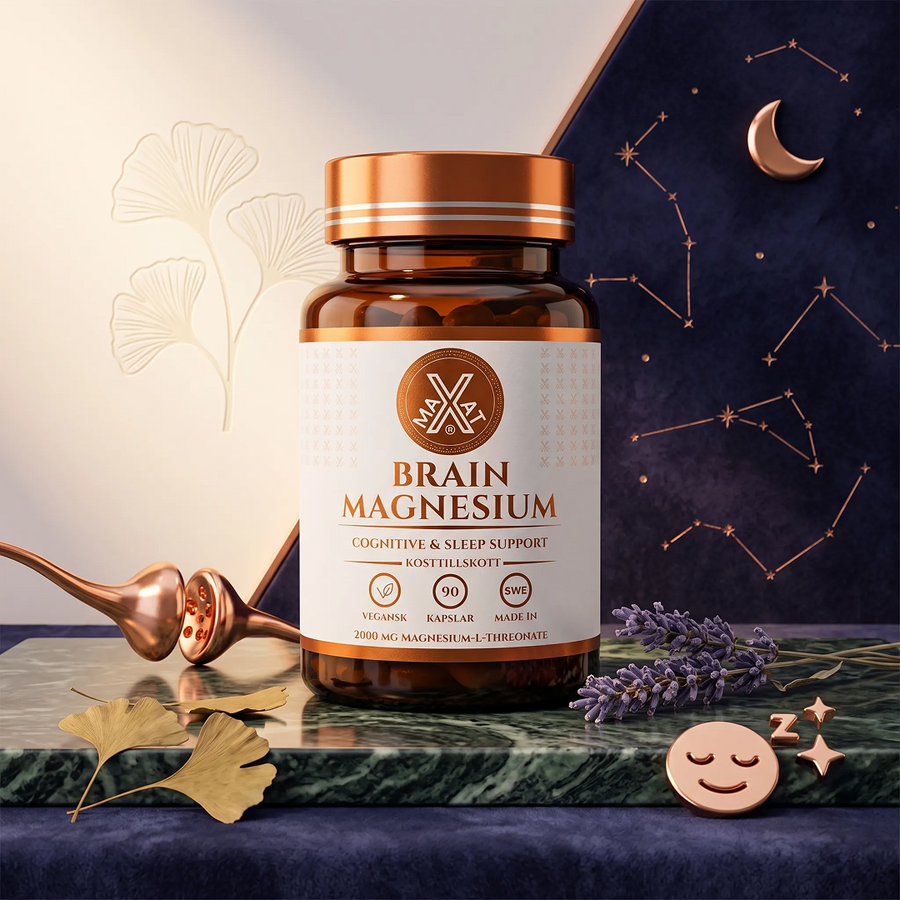 MAXAT Brain Magnesium-L-Treonat 90 kapslar